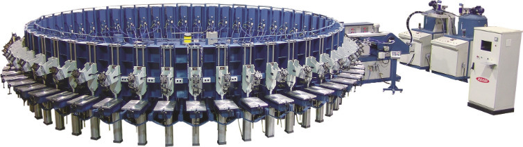 Automatic Rotary Machine with vertical Stations